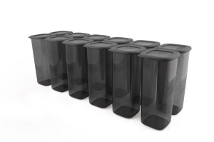 Set 12 recipiente alimentare , UnicUtil, Compact Premium, Gri - Img 2