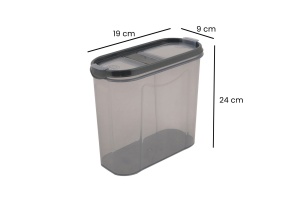 Set 12 recipiente alimentare , UnicUtil, Modern Versatile, Antracit - Img 8