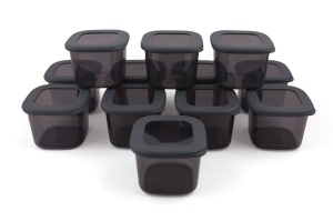 Set 12 recipiente condimente, UnicUtil, Elegant Compact, Antracit - Img 3