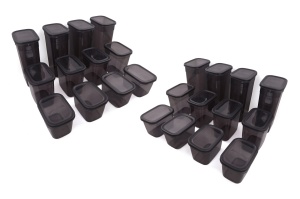 Set 24 recipiente alimentare , UnicUtil, Elegant Compact, Antracit - Img 5