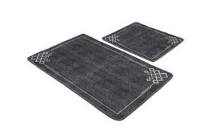 Set covorase baie 2 piese, Comfort Plush, UnicUtil, Multicolor - Img 2