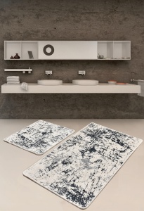 Set covorase baie 2 piese, Modern Look, UnicUtil, Multicolor - Img 1