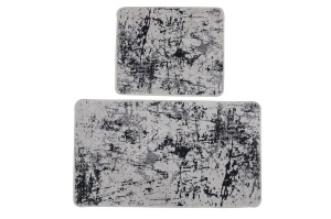 Set covorase baie 2 piese, Modern Look, UnicUtil, Multicolor - Img 3
