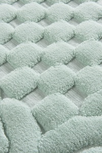 Set covorase baie 2 piese, Sophisticated Texture, UnicUtil, Menta - Img 4