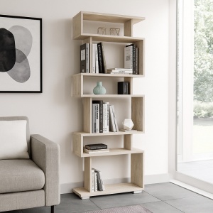 Biblioteca, Modern Loft, UnicUtil, 60 x 19.5 x 162.9 cm, Crem - Img 3