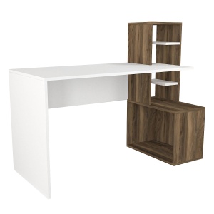 Birou, Dynamic Shape, UnicUtil, 120 x 60 x 106.8 cm, Alb si Maro, UUDESK32 - Img 4