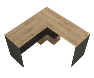 Birou Multifuncțional, Modern Workspace, UnicUtil, 120 x 45 x 73.8 cm, Bardolino-Antracit, UUDESK05 - Img 6