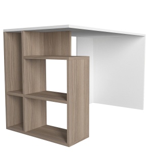 Birou, Pure OakSpace, UnicUtil, 120 x 60 x 73.8 cm, Alb și Crem - Img 8