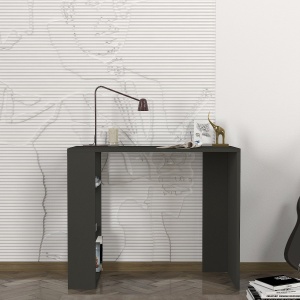 Birou Simplu, Design Modern, UnicUtil, 90 x 40 x 73.8 cm, Gri Antracit, UUDESK35 - Img 1