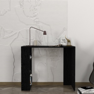 Birou Simplu, Design Modern, UnicUtil, 90 x 40 x 73.8 cm, Negru - Img 5
