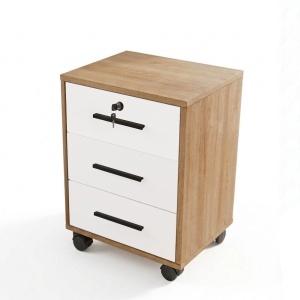 Comoda cu sertare UnicUtil Alb - Stejar 43 x 35 x 55 cm - Img 4