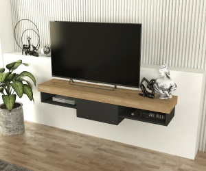 Comoda TV, Modern Edge, UnicUtil, Gri - Img 3