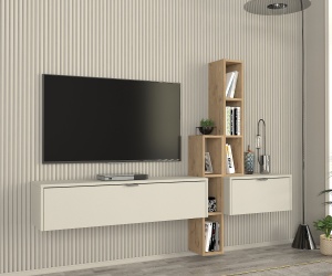 Comoda TV, Premium Look, UnicUtil, Crem - Img 4