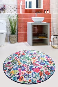 Covoras de baie, Modern Look, 100 cm, UnicUtil, Multicolor - Img 1