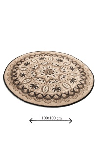 Covoras de baie, Modern Look, UnicUtil, Bej, Multicolor - Img 3