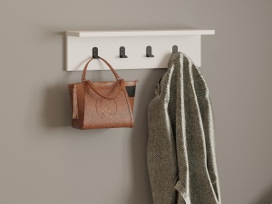 Cuier Elegant, Elegant Space, UnicUtil, 60 x 14 x 16 cm, Alb - Img 1
