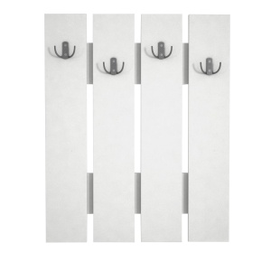Cuier Panou, Elegant Hooks, UnicUtil, 64.7 x 3.6 x 80 cm, Alb, UUORG30 - Img 3
