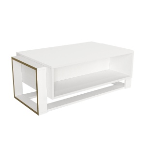 Masa de cafea UnicUtil Luxury Editon, 106 x 60 x 41 cm, Alb - Img 8