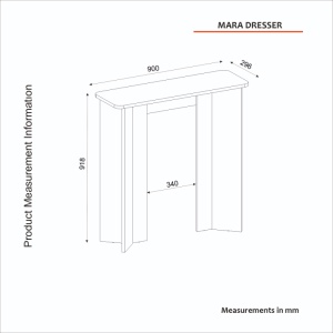 Masă decor, Mara Traverten Dresser, UnicUtil, Travertin, 90 cm - Img 2