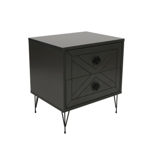 Noptiera, Elegant Rustic, UnicUtil, 50 x 40 x 55 cm, Antracit
