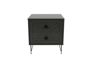 Noptiera, Elegant Rustic, UnicUtil, 50 x 55 x 40 cm, Antracit - Img 7