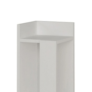 Noptiera, Stylish Minimalist, UnicUtil, 27 x 25 x 60 cm, Alb - Img 3