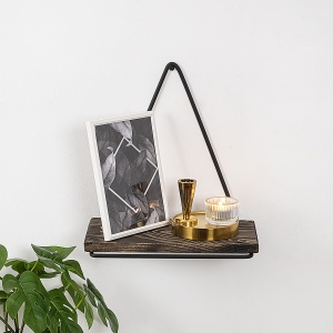 Raft perete, Modern Edge, UnicUtil, 27 x 28 x 15 cm, Negru Nuc Inchis - Img 7