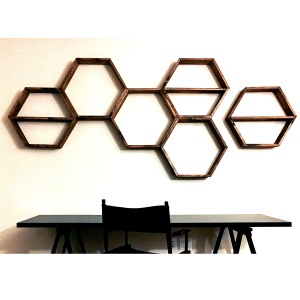 Rafturi perete, Grand Design, UnicUtil, 40 x 37 x 10 cm, Nuc - Img 2