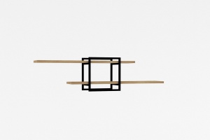 Rafturi perete, Modern Edge, UnicUtil, 120 x 30 x 18 cm, Stejar - Img 2