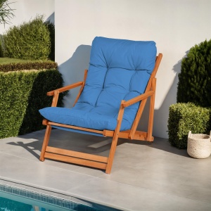 Scaun Gradina, Vine shade, UnicUtil, Culoarea Albastru Natural - Img 1