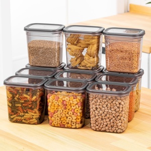 Set 12 recipiente alimentare , UnicUtil, Versatile Durable, Antracit - Img 1