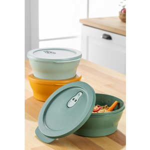 Set 3 caserole plastic , UnicUtil, Spacious Elegant, Multicolor - Img 1