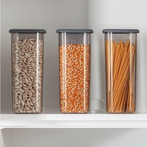 Set 3 recipiente alimentare , UnicUtil, Lightweight Durable, Antracit - Img 3