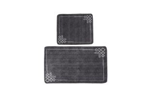 Set covorase baie 2 piese, Comfort Plush, UnicUtil, Multicolor - Img 3