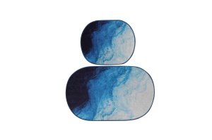 Set covorase baie 2 piese, Luxury Touch, UnicUtil, Multicolor - Img 2