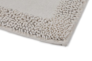 Set covorase baie 2 piese, Ultra Cozy, UnicUtil, Ecru, Multicolor - Img 4
