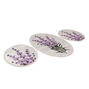 Set covorase baie 3 piese, Premium Feel, UnicUtil, Multicolor - Img 2