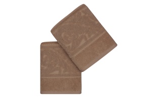 Set prosoape de mana 2 bucati, Deluxe Soft, UnicUtil, Bej, Crem - Img 1