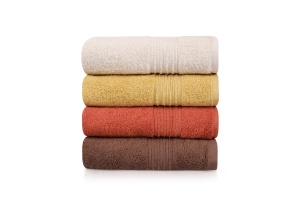 Set prosoape de mana 4 bucati, Sophisticated Texture, UnicUtil, Coral - Img 3