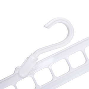 Umeraș din plastic alb pentru organizare orizontală și verticală - ideal pentru articole speciale, 1 bucata - Img 3