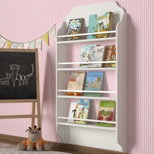 Biblioteca, Joy Organizer, UnicUtil, 80 x 12 x 132 cm, Alb, UUBIB38 - Img 6