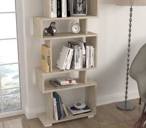 Biblioteca, Modern Loft, UnicUtil, 60 x 19.5 x 162.9 cm, Crem - Img 7