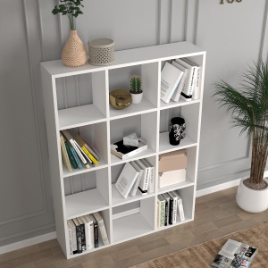 Biblioteca, Pure Harmony, UnicUtil, 93.6 x 22 x 124.2 cm, Alb - Img 4