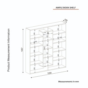 Biblioteca, Strong Frame, UnicUtil, Negru-Alb - Img 2
