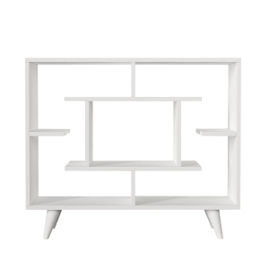 Biblioteca UnicUtil, 90 x 76 x 22 cm, Alb - Img 4