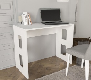 Birou, Minimal Space, UnicUtil, 90 x 45 x 73.8 cm, Alb, UUDESK30 - Img 3