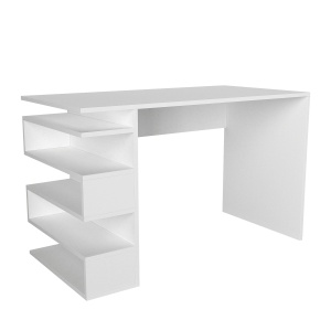 Birou, Modern Space, UnicUtil, 120 x 60 x 75 cm, Alb - Img 6