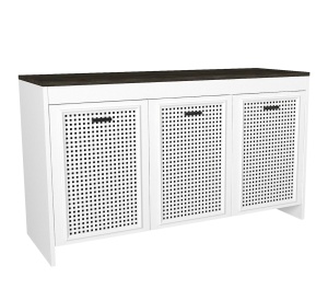 Comoda Televizor, Frame Cube, UnicUtil, 120 x 45 x 75 cm, Alb, UUCOM10 - Img 6