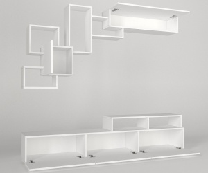Comoda TV, Clean Aspect, UnicUtil, Alb - Img 7