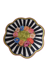 Covoras de baie, Classic Style, 100 cm, UnicUtil, Multicolor - Img 2
